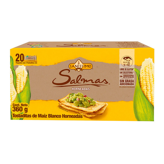 Baked Corn Toasts Salmas
