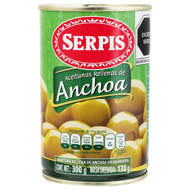 Aceitunas Rellenas De Anchoas 