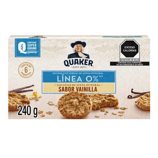Galletas De Avena Vainilla (caja)