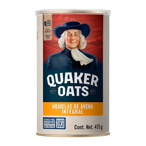 Avena En Hojuela Natural Quaker (pz)