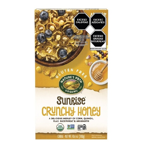 Corn Flakes with Honey Natures Path Organic (box)