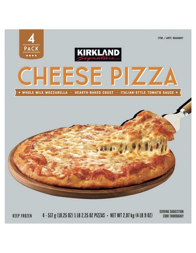 Kirkland Cheese Pizzas (4pack)