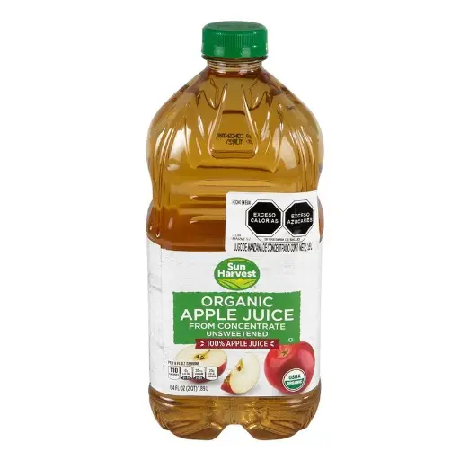 Jugo de Manzana Orgánico sin azúcar (1.89lt)